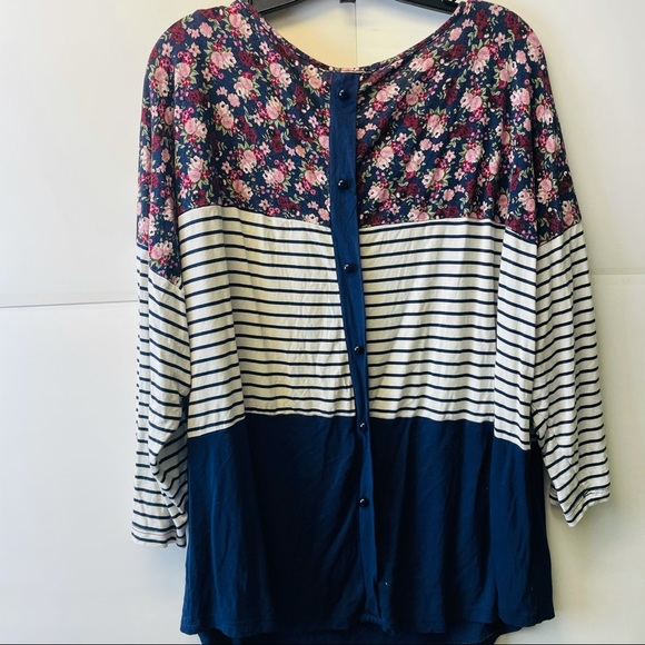 Long sleeve 1X top women’s - Picture 6 of 6